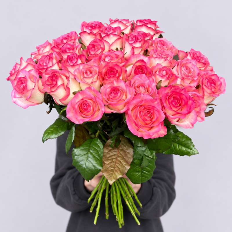 “On the Wings of Emotions” Bouquet — a striking composition of 31 roses
